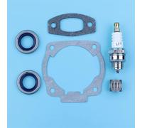 Pexorin Kit paraolio cuscinetto ad ago cilindro guarnizione marmitta candela, for Husqvarna, 50 Speical 51 55 Rancher EU1 EPA motosega 501761802 Kit cuscinetto albero motore motosega