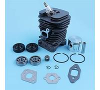 Pexorin Kit paraolio cuscinetto albero motore pistone cilindro da 41,1 mm, for partner, for motosega Formula 400 5000 350 351 352 370 371 390 401 420 Kit cuscinetto albero motore motosega