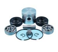 Pexorin Kit paraolio cuscinetto albero motore spinotto pistone da 41,1 mm, for partner, parti di ricambio motore motosega 350 351 352 370 371 390 401 420 Kit cuscinetto albero motore motosega