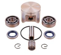 Pexorin Kit paraolio cuscinetto anello pistone da 47 mm, for Husqvarna, 359 357 357XP, for JONSERED, 2159 CS2156 CS2159 Motosega Perno da 12 mm 537157302 Kit cuscinetto albero motore motosega