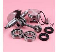 Pexorin Kit paraolio cuscinetto manovella albero motore 37mm pistone 8mm anello elastico, for STIHL, MS170 017 MS 170 parte motosega Kit cuscinetto albero motore motosega
