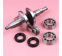 Pexorin Kit paraolio cuscinetto manovella albero motore da 10 mm, for STIHL, MS180 018 MS 180 pezzo di ricambio for motosega 1132 030 0402 Kit cuscinetto albero motore motosega