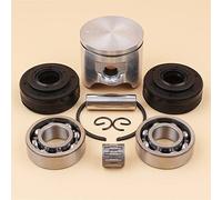 Pexorin Kit paraolio cuscinetto pistone da 42 mm, for Husqvarna 340 345, parti del motore del motore della motosega Kit cuscinetto albero motore motosega