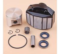 Pexorin Kit paraolio filtro aria cuscinetto anello pistone da 47 mm, for Husqvarna 357 359 357XP, for JONSERED 2159 CS2156 CS2159, motoseghe 537 15 73-02 Kit cuscinetto albero motore motosega