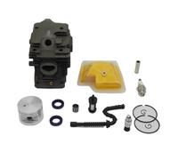 Pexorin Kit paraolio filtro aria pistone cilindro 46MM, for STIHL, MS270 MS280 Parte utensile di ricambio for motosega da giardino 11330201203 Kit cuscinetto albero motore motosega