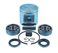 Pexorin Kit paraolio for cuscinetti a sfera dell'albero motore con anello pistone da 48 mm, for motosega Husqvarna, 365 Special EPA 503691371 Kit cuscinetto albero motore motosega