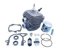 Pexorin Kit paraolio guarnizioni pistone cilindro da 50 mm, for STIHL, TS410 TS420 TS 410 420 sega tagliata 4238 020 1202 Valvola di decompressione scintilla Kit cuscinetto albero motore motosega