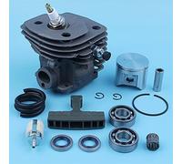Pexorin Kit paraolio pistone cilindro da 47 mm, for motosega Husqvarna, 357XP 357 XP 359 EPA 537157302 537248502 Parte di ricambio Kit cuscinetto albero motore motosega