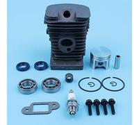 Pexorin Kit pistone cilindro da 38 mm, for STIHL, 018 MS180 MS 180 Motosega Cuscinetto a sfere Paraolio Viti candela Guarnizione marmitta Kit cuscinetto albero motore motosega