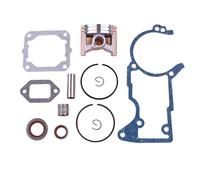 Pexorin Kit pistone da 50 mm, for , MS440 044 Motosega Cilindro Carter Marmitta Guarnizione Cuscinetto paraolio Kit cuscinetto albero motore motosega