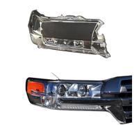 Pexorin Lente paralume for tappo, for Toyota, Land, for Land, for Land Cruiser, 2016 2017 Coprifaro trasparente Auto Hell sostituzione delle lenti dei fari(Right)