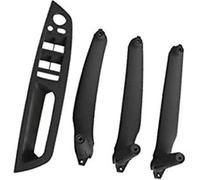 Pexorin LHD RHD 4 pezzi pannello interno auto tirare rivestimento maniglia set bracciolo, for, E70 E71 E72 X5 X6 Maniglia per porta interna(Schwarz)