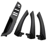 Pexorin Maniglia for portiera interna del bracciolo del conducente sinistro con guida a sinistra, set completo di ricambio, for, serie 3 E90 E91 2004-2012 Maniglia per porta interna(BLACK A1 Black)