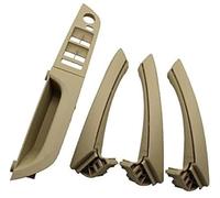Pexorin Maniglia for portiera interna del bracciolo del conducente sinistro con guida a sinistra, set completo di ricambio, for, serie 3 E90 E91 2004-2012 Maniglia per porta interna(BLACK B2 Beige)