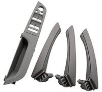 Pexorin Maniglia for portiera interna del bracciolo del conducente sinistro con guida a sinistra, set completo di ricambio, for, serie 3 E90 E91 2004-2012 Maniglia per porta interna(BLACK B2 Gray)