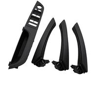 Pexorin Maniglia for portiera interna del bracciolo del conducente sinistro con guida a sinistra, set completo di ricambio, for, serie 3 E90 E91 2004-2012 Maniglia per porta interna(BLACK B2 Black)