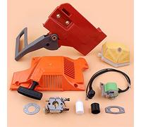 Pexorin Maniglia freno catena Coperchio frizione Carburatore Avviamento Bobina di accensione Kit filtro aria, for Rancher, Parti motosega, for Husqvarna, 50 51 55 Copertura per maniglia freno motosega