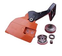 Pexorin Maniglia freno catena Coperchio frizione Pignone Cerchio tamburo Motosega Ricambio utensile di ricambio, for Husqvarna, 136 137 141 142 Copertura per maniglia freno motosega