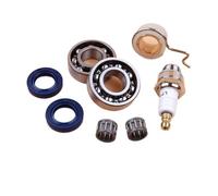 Pexorin Manovella albero motore cuscinetto ad aghi paraolio set ingranaggi a vite senza fine, for STIHL 021 023 025 MS210 MS230 MS250 6202, motosega Kit cuscinetto albero motore motosega