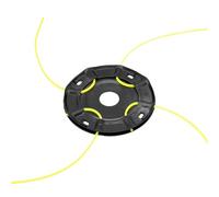 Pexorin Nuova testina for decespugliatore in ferro con quattro fili for tagliabordi Bruh Cutter Gra Trimmer sostituzione della testina del tagliabordi