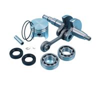 Pexorin Paraolio cuscinetti a sfera albero motore perno pistone 8mm da 37 mm, for parti STIHL, 017 MS170 motosega OEM 1130 030 2000 Kit cuscinetto albero motore motosega