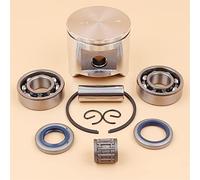 Pexorin Parti del motore con paraolio for cuscinetti a sfera con anello pistone da 48 mm, for Husqvarna 365 365 EPA 365, parti speciali del motore della motosega Kit cuscinetto albero motore motosega