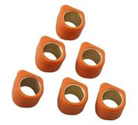 Pexorin Pesi a rulli for variatore 16x13mm 5,5g 6g 7g, for 50cc Simili a PGO Big Max II PMX Rullo di azionamento del Quadro Elettrico(Black 5.5g)