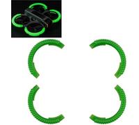 Pexorin Propeller Guard Coperture anticollisione, for DJI, AVATA2 Drone Eliche Protezione Paraurti Anello protettive fluorescenti TPU Skin Accessori Protezione elica drone(BLACK Fluorescent Green)