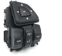 Pexorin Pulsante di controllo della velocità crociera dell'auto Edge 2011-2015, for Explorer, 2011-2018, for Flex Interruttore del volante multifunzione Kit pulsanti al volante(BLACK Right Bluetooth)