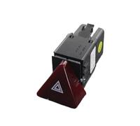 Pexorin Pulsante interruttore flash di avviso allarme pericolo rosso scuro, for VW, for Caddy, 2004-2015, for Touran, 2003-2010 1T0953509 1T0 953 509 1TD953509B Interruttore di segnalazione pericolo