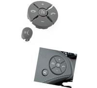 Pexorin Pulsanti di controllo dell'interruttore del pulsante volante multifunzione for auto, for Mercedes-Benz Classe S CL W221 W216 S300 S320 S400 S450 S500 Kit pulsanti al volante(Gray)
