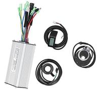 Pexorin Regolatore di velocità del motore, kit di conversione for bici elettrica con sensore di pedalata assistita KT-LCD4 Display, for motore 36V/48V 500W centralina acceleratore scooter