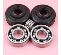 Pexorin Set cuscinetti ad aghi paraolio cuscinetto albero motore, for Husqvarna 136 137 141 142, pezzi di ricambio for motosega 530056363 Kit cuscinetto albero motore motosega