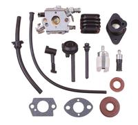 Pexorin Set guarnizioni guarnizione linea filtro olio combustibile carburatore carburatore, for motosega cinese 2500 25cc Kit cuscinetto albero motore motosega