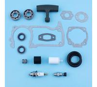 Pexorin Set guarnizioni valvola di decompressione paraolio cuscinetto albero motore, for Husqvarna, 51 55 254 257 Impugnatura filtro linea carburante motosega Kit cuscinetto albero motore motosega
