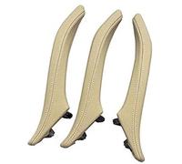 Pexorin Set maniglia porta interna in pelle passeggero sinistra destra, for, serie 5 F10 F11 F18 520i 523i 525i 528i 535i Maniglia per porta interna(Beige)
