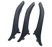 Pexorin Set maniglia porta interna in pelle passeggero sinistra destra, for, serie 5 F10 F11 F18 520i 523i 525i 528i 535i Maniglia per porta interna(Schwarz)