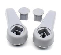 Pexorin Set, per Renault, per Clio MK2 Twingo per MK1 Grigio Destra | Sinistra, for la regolazione del sedile Tirare la leva di regolazione Maniglia grigia