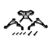 Pexorin Set torre di supporto ammortizzatore anteriore in metallo CNC, for motore Rovan King 1/5 HPI Baja 5B Ss 5T 5Sc Ammortizzatore per auto a distanza(Light Grey)