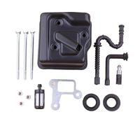 Pexorin Silenziatore di scarico, for STIHL, MS390 MS310 MS290 039 029 Linea filtro olio combustibile Guarnizione staffa Guarnizione bullone Motosega Kit cuscinetto albero motore motosega