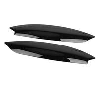 Pexorin Sopracciglia for fari, for VW, for Golf, 5 MK5, for GTI R 2005 2006 2007 Copri palpebre for fari cromati, 1 paio copertura per palpebre dei fari delle auto(BLACK Gloss Black)