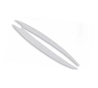 Pexorin Sopracciglia for fari, for VW, for Golf, 7 MK7, for GTI R, for 2013 2014 2015 2016 2017 2018 Adesivi for rifiniture for palpebre for fari auto copertura per palpebre dei fari delle auto(White)