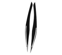 Pexorin Sopracciglio del faro, for 3, for Serie E90 318i 320i 325 2009 2010 2011 2012 Copertura del sopracciglio del faro in fibra di carbonio Stile copertura per palpebre dei fari delle auto(Schwarz)