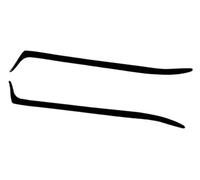 Pexorin Sopracciglio del faro, for 3, for serie M3 E36 1992 1993 1994 1995 1996 1997 1998 Adesivi for rivestimento palpebra ABS copertura per palpebre dei fari delle auto(Schwarz)