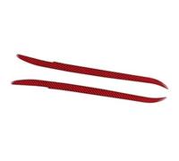 Pexorin Sopracciglio del faro, for E39 1997-2003 Copertura del sopracciglio del faro Para Coche Car Headlight Eyelid Eyebrow Trim copertura per palpebre dei fari delle auto(Rot)