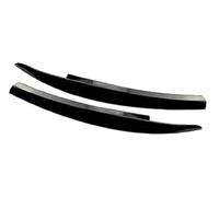 Pexorin Sopracciglio del faro, for VW, 2008-2017, for Scirocco, Adesivo for carrozzeria esterna sopracciglio del faro anteriore copertura per palpebre dei fari delle auto(BLACK Piano Black)