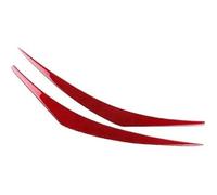 Pexorin Sopracciglio faro, for Subaru, for Legacy, for Outback 2015 2016 2017 2018 2019 LHD RHD Striscia di finitura Adesivo in fibra di carbonio copertura per palpebre dei fari delle auto(Red Carbon)
