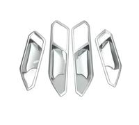 Pexorin Striscia di finitura for auto, for, 201-2021 2022, in fibra carbonio for maniglia interna della portiera dell'auto, accessori interni Rivestimento del cruscotto(Silver)