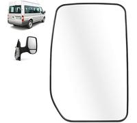 Pexorin Vetro specchietto retrovisore esterno destro non riscaldato | con piastra di supporto, per Ford, per Transit Mk6 Mk7 2000-2013 YC1517K740BA