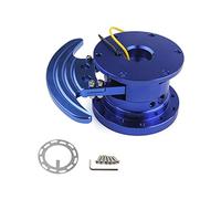 Pexorin Volante Kit mozzo di rilascio racing con inclinazione rapida e corpo adattatore Kit boss rimovibile a scatto Mozzo del volante(Blue)